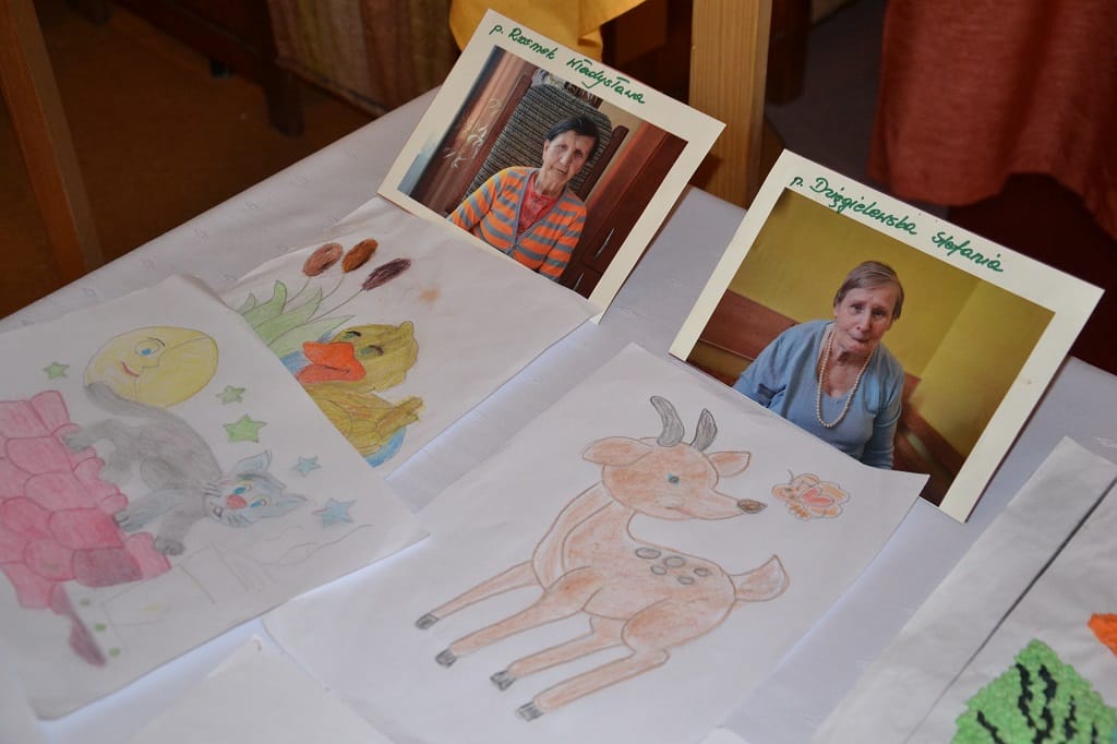 Wystawa prac plastycznych mieszkańców