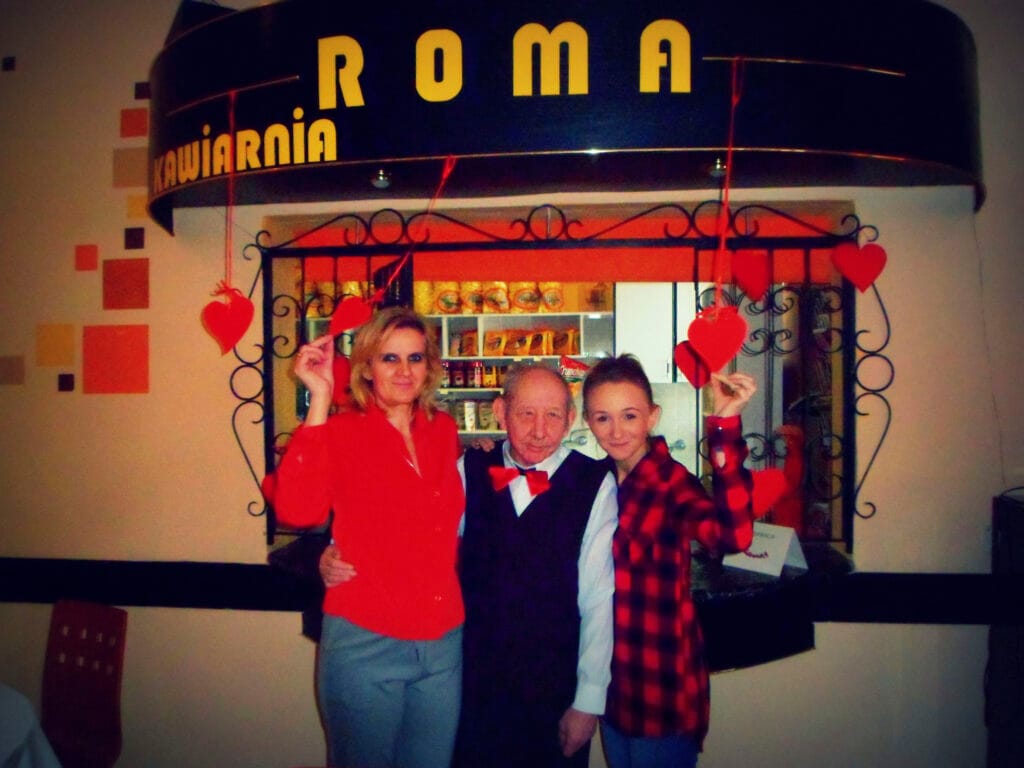 Walentynki w kawiarni Roma