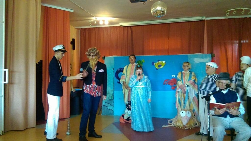 Gościnny występ przyjaciół z ŚDS z  Łubca!