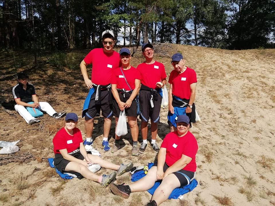 XIV Rajdzie Pieszym i Rowerowym „ Szlakami puszczy kampinoskiej „ w Łubcu